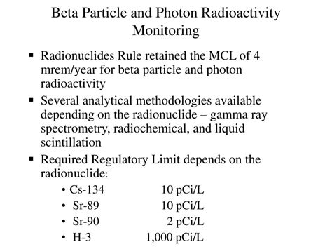 combined uranium siren wi|Radionuclides Rule .